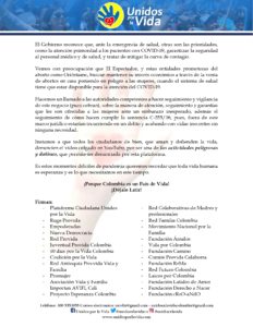 Comunicado UxV - Denuncia Aborto en Casa - 2
