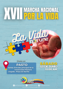 Marcha nacional por vida 2023 pasto