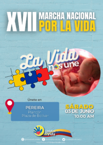 Marcha nacional por vida 2023 pereira